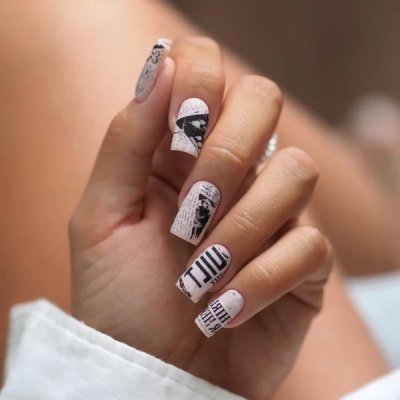 Indigonails - Belgique - Transfer foil - Nailspaper 2
