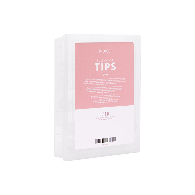 Full Cover Tips Indigo - Oval