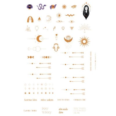 Spiritual Gold - Holographic Nail Stickers 2