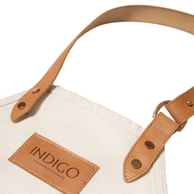 Denim Indigo schort 2