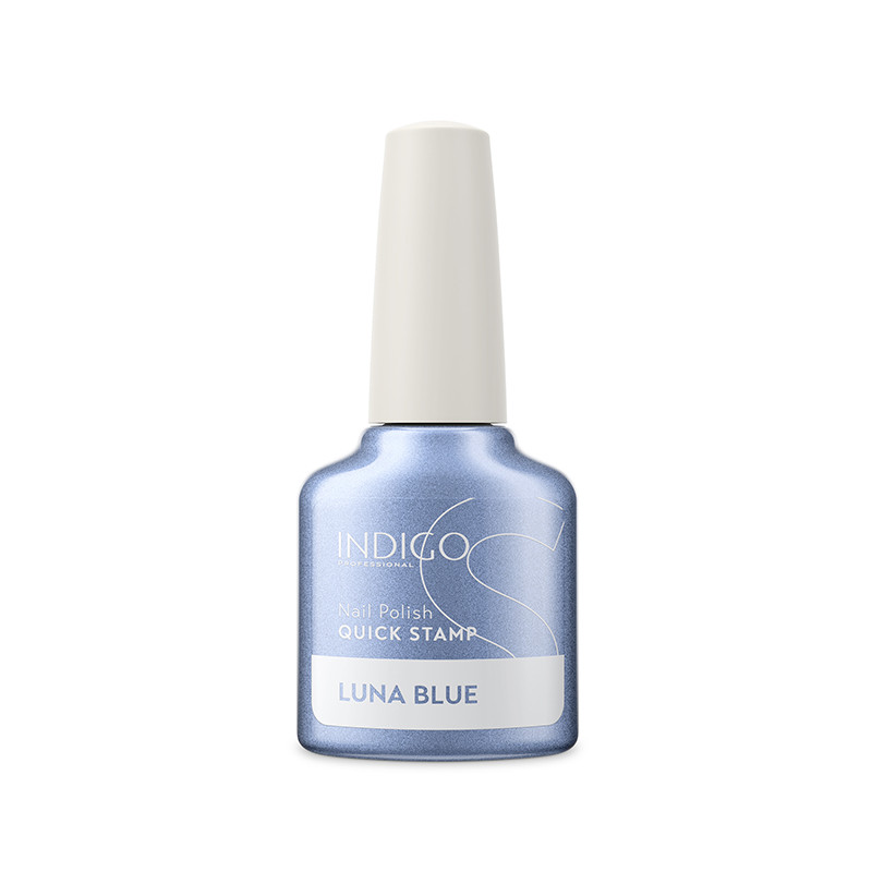 Luna Blue Metallic Quick Stamp 7ml