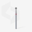 Carbide Diamant Bol Rood (4mm) | Staleks | Indigo Nails Belgium