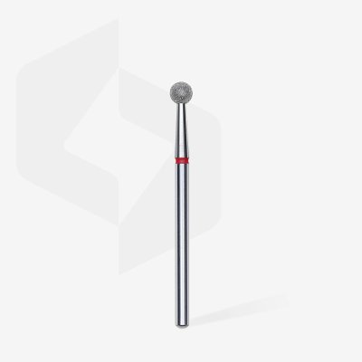 Carbide Diamant Bol Rood (4mm) | Staleks | Indigo Nails Belgium 2