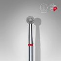 Carbide Diamant Bol Rood (4mm) | Staleks | Indigo Nails Belgium