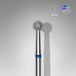 Carbide Diamant Boule Bleu (4mm)