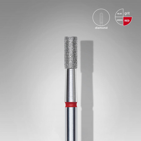 Carbide Diamant Cylindre Rouge (6mm) Carbide Diamant Cylindre Rouge (6mm)