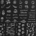 Foodie Indigo Stamping Plate