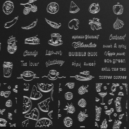 Foodie Indigo Stamping Plate