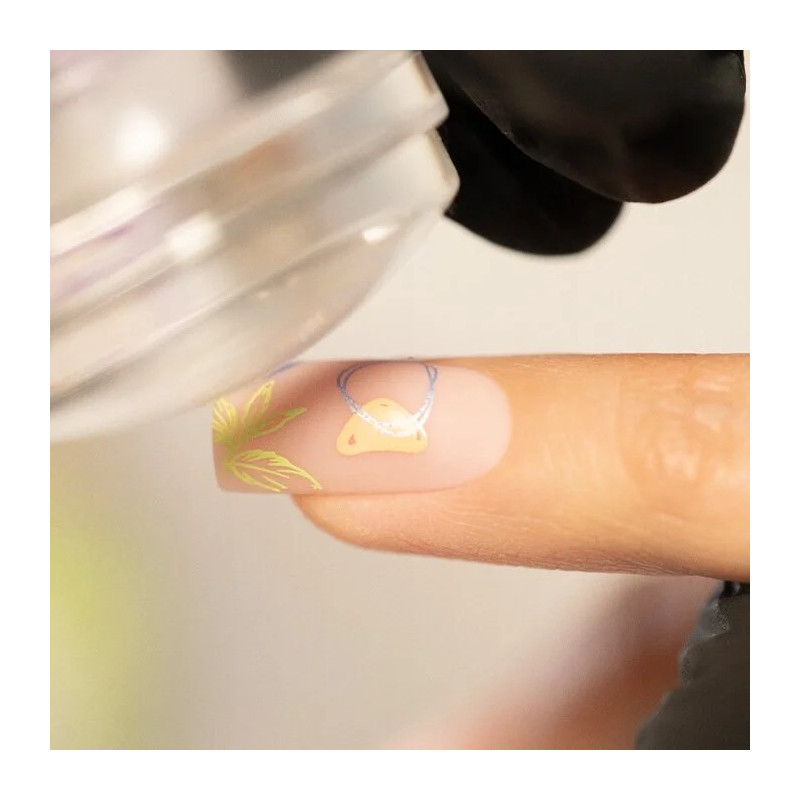 Luna Blue Metallic Quick Stamp 7ml