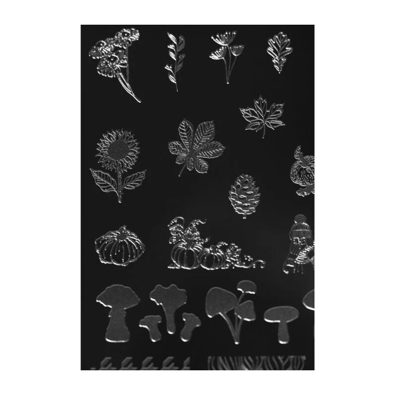 Autumn 1 Indigo Stamping Plate