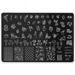 Autumn 1 Indigo Stamping Plate