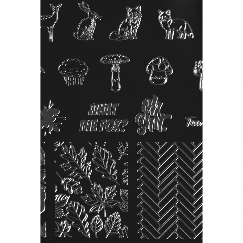 Autumn 2 Indigo Stamping Plate