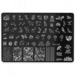 Autumn 2 Indigo Stamping Plate