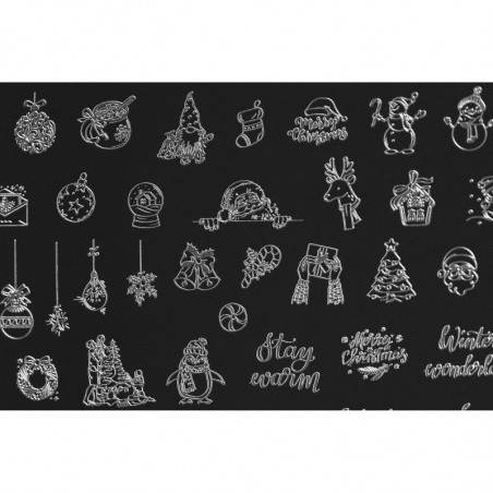 Winter 1 Indigo Stamping Plate