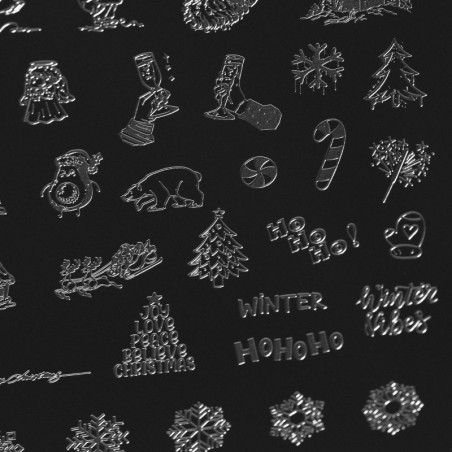 Winter 2 Indigo Stamping Plate