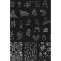 Winter 2 Indigo Stamping Plate