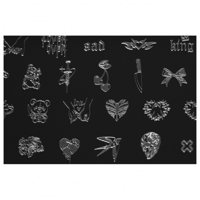 Love 02 Indigo Stamping Plate