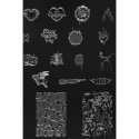 Love 02 Indigo Stamping Plate
