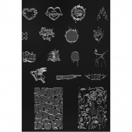 Love 02 Indigo Stamping Plate