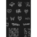 Love 02 Indigo Stamping Plate