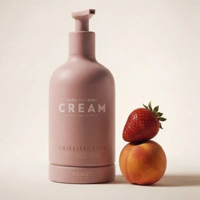 Strawberry Peach - Hand & Body Cream 370 ml 2