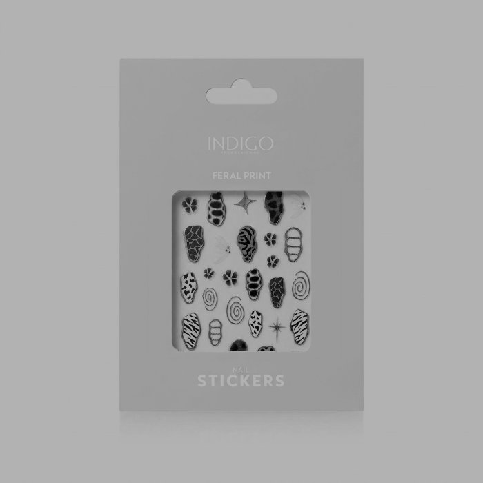 Feral Print Nail Stickers Gen Z | Nail Art | Indigo Nails Belgique