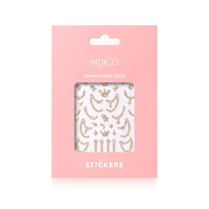 Chain Queen Gold - Nail Stickers Gen Z