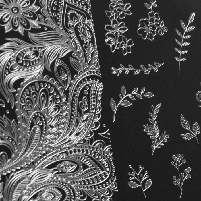 Indigo Stamping Plate 03