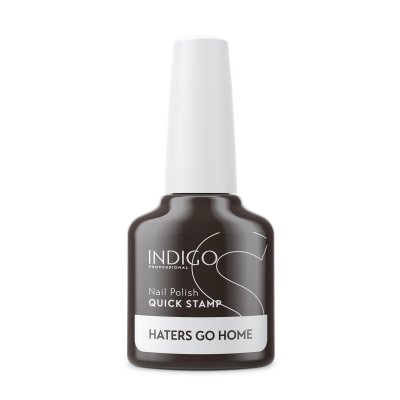Haters Go Home Quick Stamp | Nail Art | Indigo Nails Belgium 2