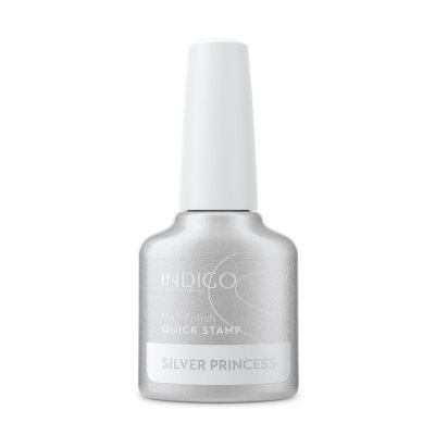 Silver Princess Quick Stamp | Nail Art | Indigo Nails Belgium 2