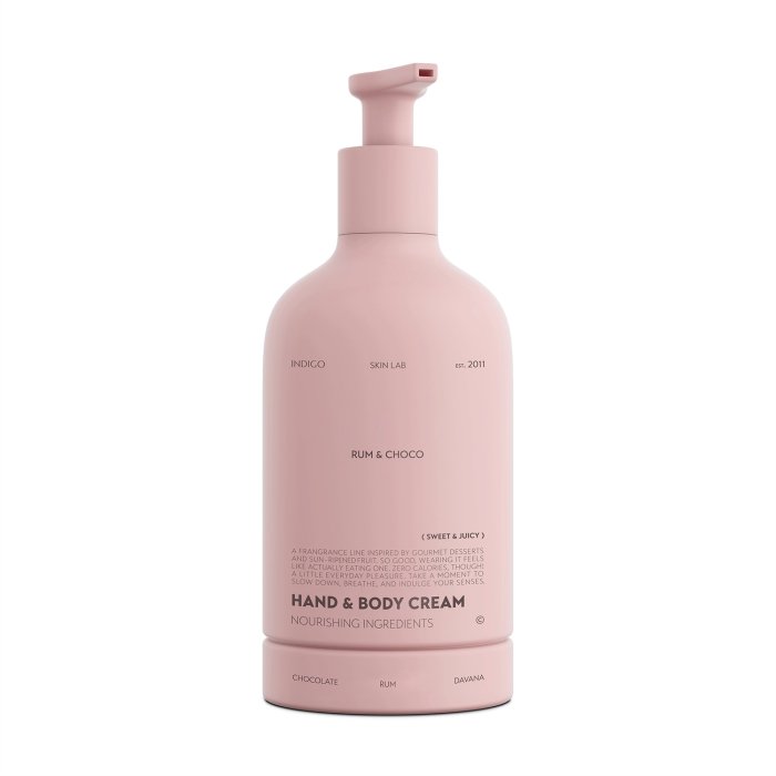 Rum & Choco 370 ml | Hand & Body Cream Spa Lichaam | Indigo Nails België