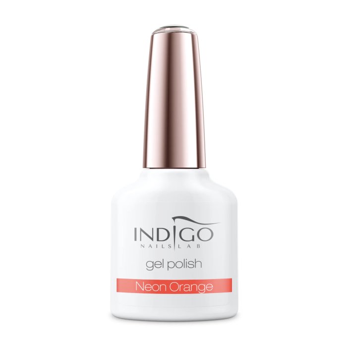 indigonails - Belgique - Gel Polish - gel polish neon orange