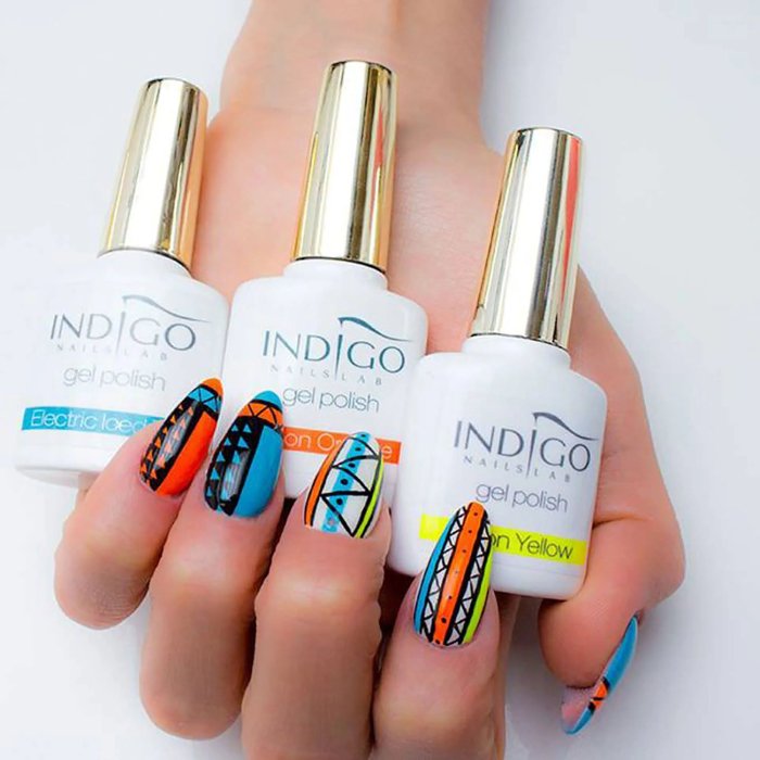 indigonails - Belgique - Gel Polish - gel polish neon orange