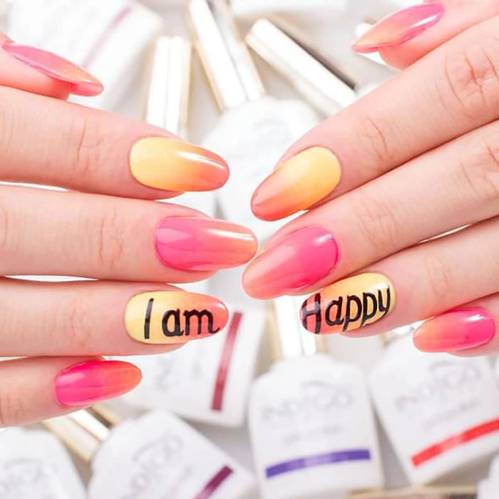indigonails - Belgique - Gel Polish - gel polish neon orange