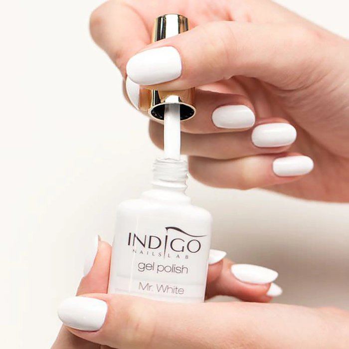 Mr White Gel Polish | Semi-Permanente Nagelaak | Indigo Nails België