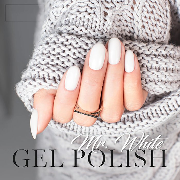 Mr White Gel Polish | Semi-Permanente Nagelaak | Indigo Nails België