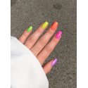 Indigonails - Belgique -Orange Neon effect