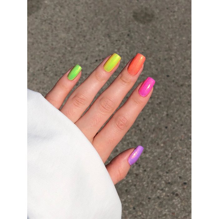 Indigonails - Belgique -Orange Neon effect