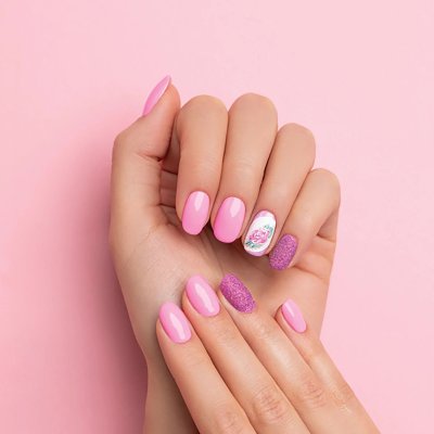 Indigonails - Belgique -Violet Neon effect 2