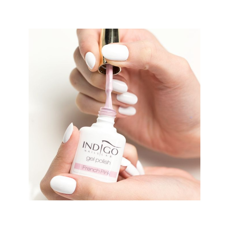 Gel polish french white
