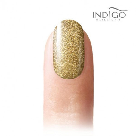 gel polish glitter Rich Gold