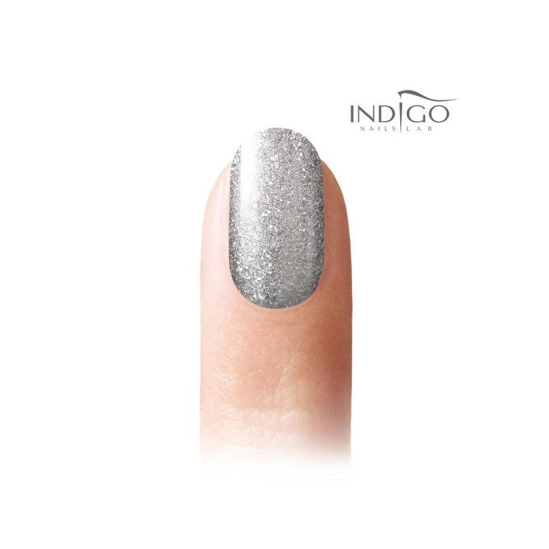 gel polish glitter Silver Chacha