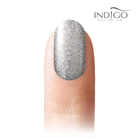 gel polish glitter Silver Chacha