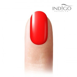 Gel polish neon red