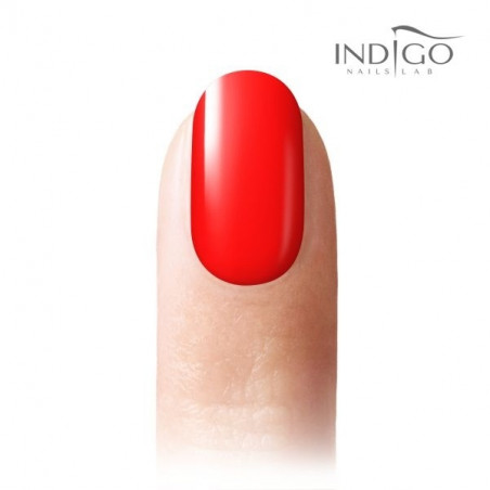 Gel polish neon red