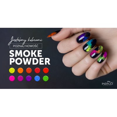 Indigonails - Belgique - smoke powder - electric blue 2