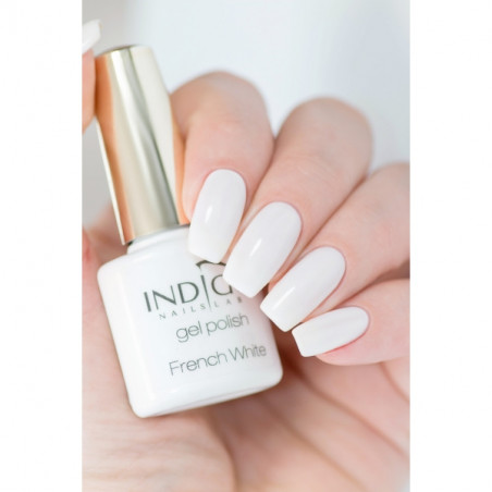 Gel polish french white