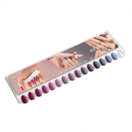 Color chart Indigo lipstick-blue jeans Color chart Indigo lipstick-blue jeans