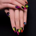 Indigonails - Belgique - smoke powder - atomic - orange