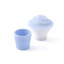 Cupcake pastel blauw